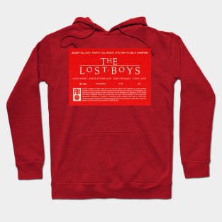 The Lost Boys VHS Label Hoodie